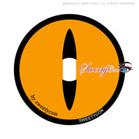 Sweety Crazy Gold Demon Eye / Cat Eye (1 lens/pack)-Crazy Contacts-UNIQSO EU