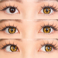 Sweety Crazy Gold Demon Eye / Cat Eye (New) (1 lens/pack)-Crazy Contacts-UNIQSO