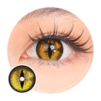 Sweety Crazy Gold Demon Eye / Cat Eye (New) (1 lens/pack)-Crazy Contacts-UNIQSO