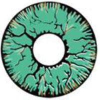 Sweety Crazy Green Blood Eyes (1 lens/pack)-Crazy Contacts-UNIQSO EU