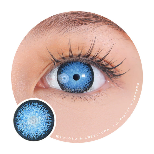 Sweety Crazy Interstellar Blue (1 lens/pack)-Colored Contacts-UNIQSO EU