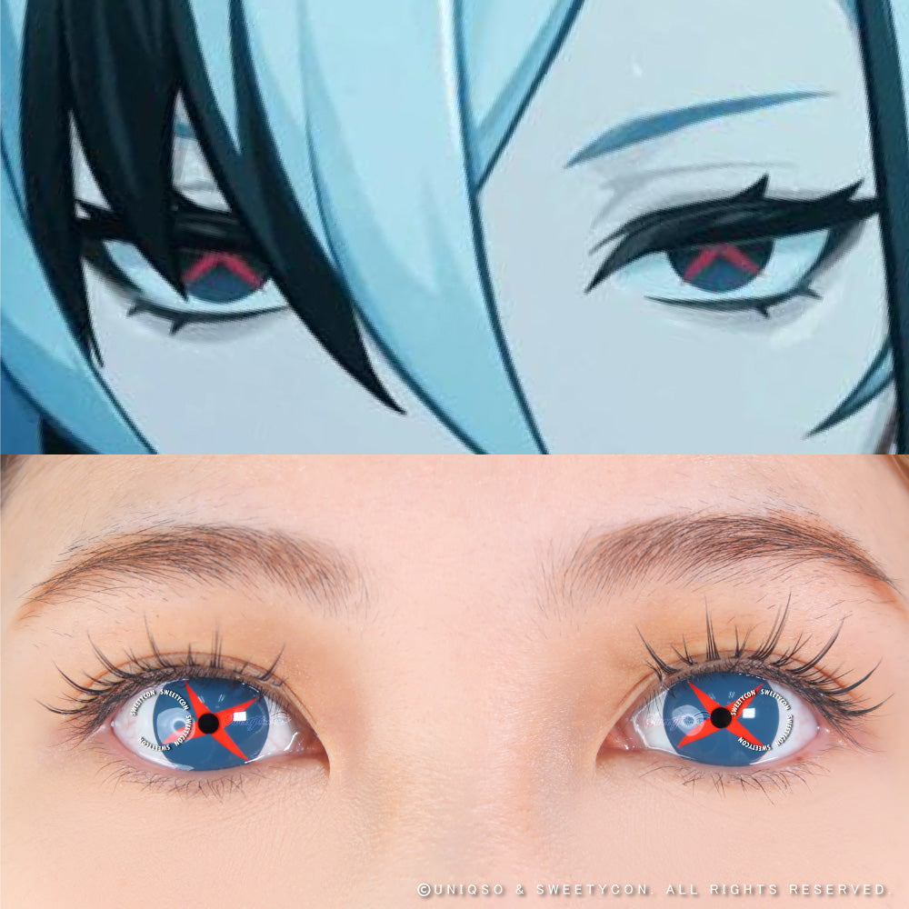 Sweety Crazy Knave Cross (1 lens/pack)-Colored Contacts-UNIQSO EU