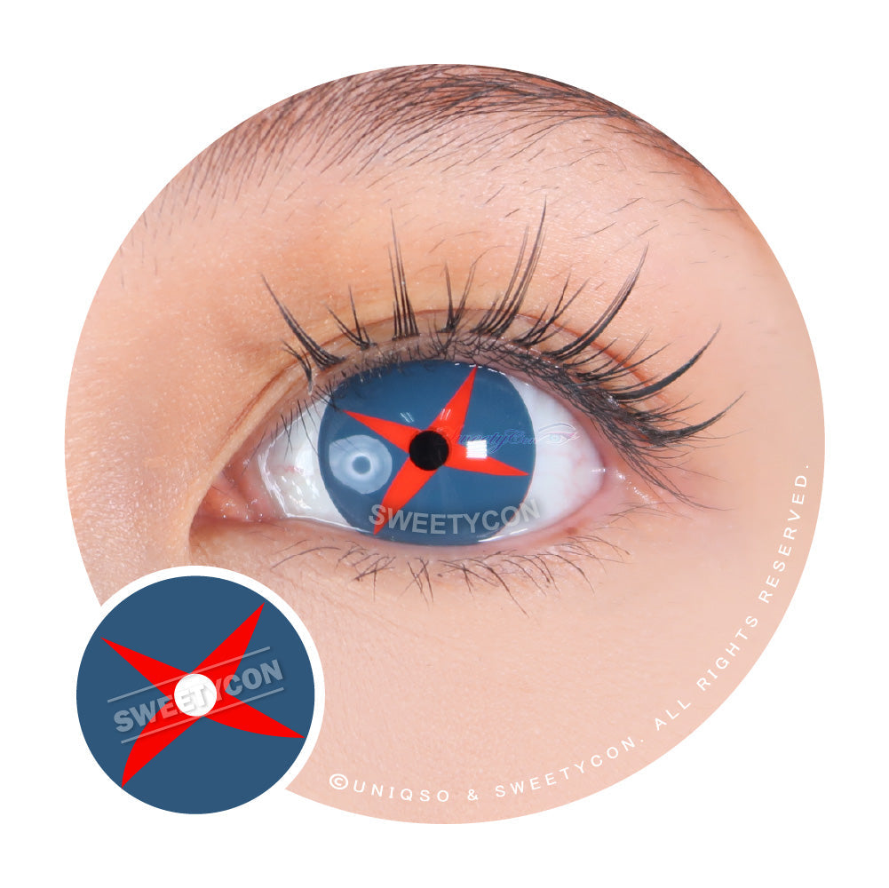 Sweety Crazy Knave Cross (1 lens/pack)-Colored Contacts-UNIQSO EU