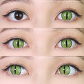 Sweety Crazy Lens Yellow Demon Eye Black Slit (1 lens/pack)-Colored Contacts-UNIQSO EU