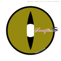 Sweety Crazy Lens Yellow Demon Eye Black Slit (1 lens/pack)-Colored Contacts-UNIQSO EU