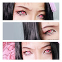 Sweety Crazy Light Pink Demon Eye / Cat Eye (1 lens/pack)-Colored Contacts-UNIQSO EU