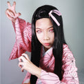 Sweety Crazy Light Pink Demon Eye / Cat Eye (1 lens/pack)-Colored Contacts-UNIQSO EU