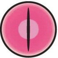 Sweety Crazy Light Pink Demon Eye / Cat Eye (1 lens/pack)-Colored Contacts-UNIQSO EU