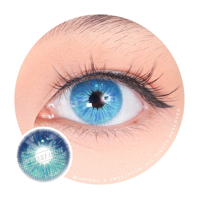 Sweety Crazy Lollipop Blue (1 lens/pack)-Colored Contacts-UNIQSO EU