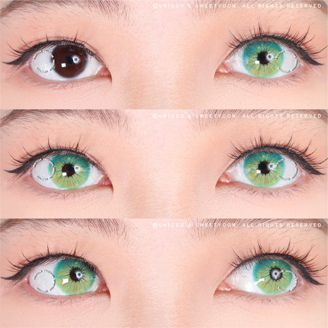 Sweety Crazy Lollipop Green (1 lens/pack)-Colored Contacts-UNIQSO EU