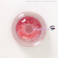 Sweety Crazy Lollipop Pink (1 lens/pack)-Colored Contacts-UNIQSO