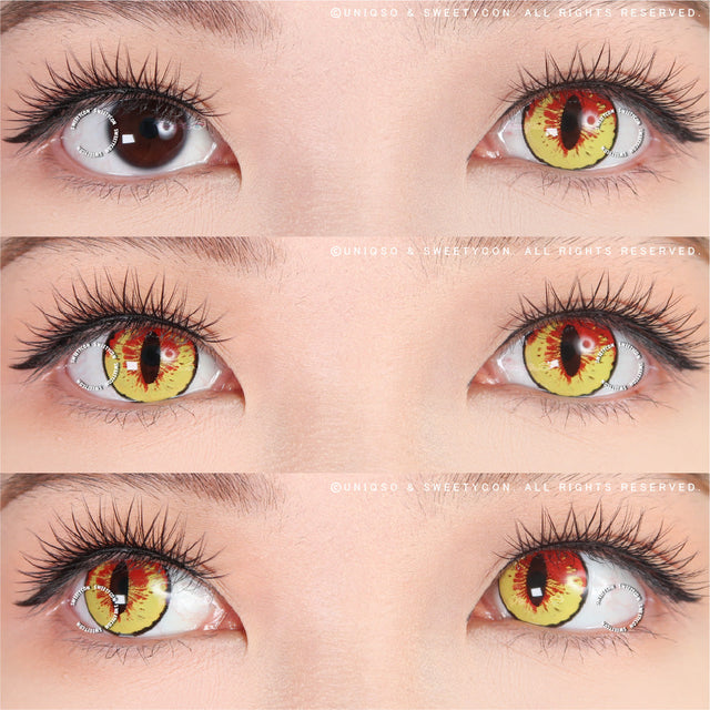 Sweety Crazy Mystery Orb Yellow (1 lens/pack)-Crazy Contacts-UNIQSO EU