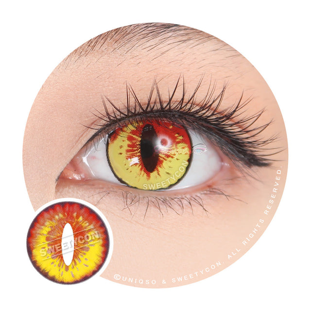 Sweety Crazy Mystery Orb Yellow (1 lens/pack)-Crazy Contacts-UNIQSO EU
