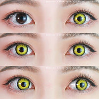 Sweety Crazy Mystic Yellow colored contacts