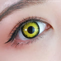 Sweety Crazy Mystic Yellow colored contacts