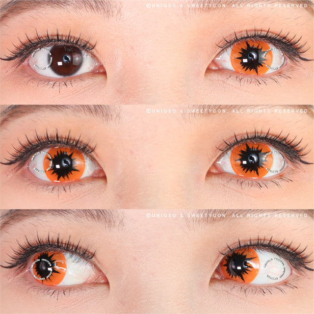 Sweety Crazy Orange Demon (1 lens/pack)-Crazy Contacts-UNIQSO EU