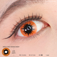 Sweety Crazy Orange Demon (1 lens/pack)-Crazy Contacts-UNIQSO EU