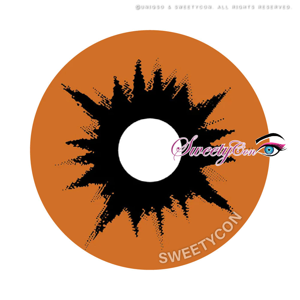 Sweety Crazy Orange Demon (1 lens/pack)-Crazy Contacts-UNIQSO EU