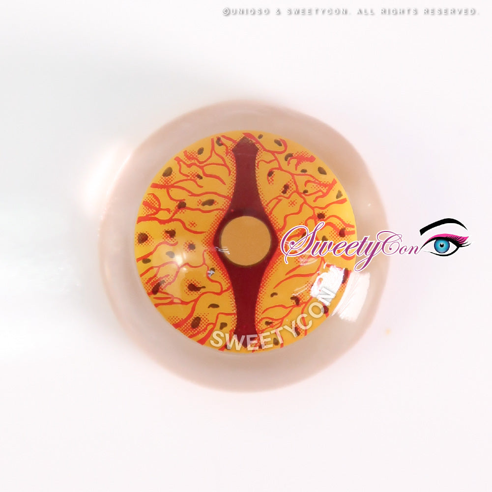 Sweety Crazy Orange Dragon Eyes (1 lens/pack)-Crazy Contacts-UNIQSO EU
