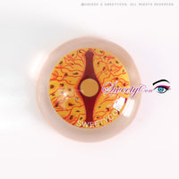 Sweety Crazy Orange Dragon Eyes (1 lens/pack)-Crazy Contacts-UNIQSO EU