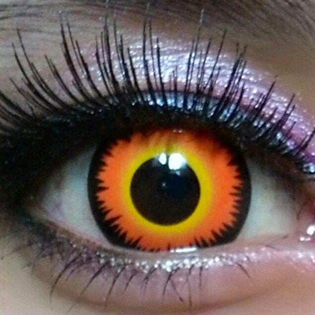 Sweety Crazy Orange Werewolf (1 lens/pack)-Crazy Contacts-UNIQSO EU