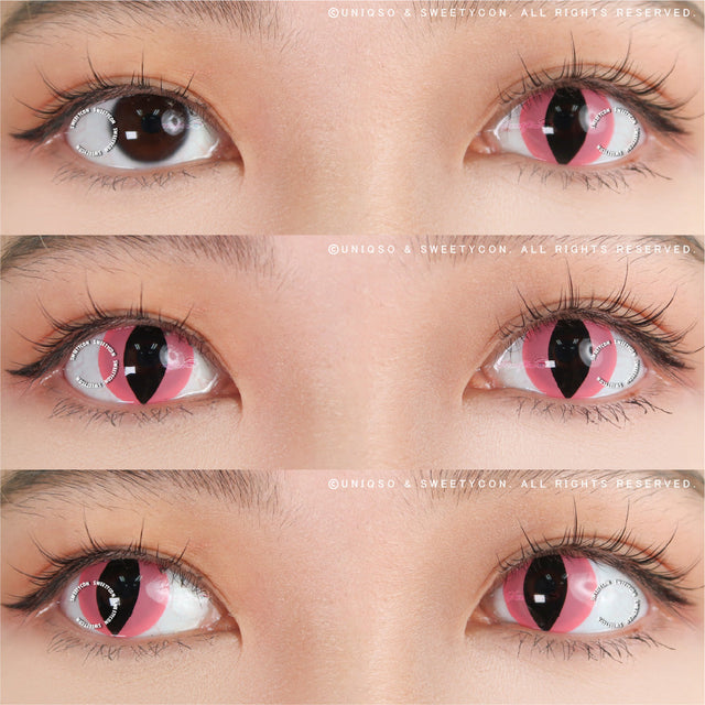 Sweety Crazy Pink Cat (1 lens/pack)-Crazy Contacts-UNIQSO EU