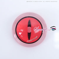 Sweety Crazy Pink Demon Eye / Cat Eye (1 lens/pack)-Crazy Contacts-UNIQSO EU