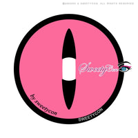 Sweety Crazy Pink Demon Eye / Cat Eye (1 lens/pack)-Crazy Contacts-UNIQSO EU
