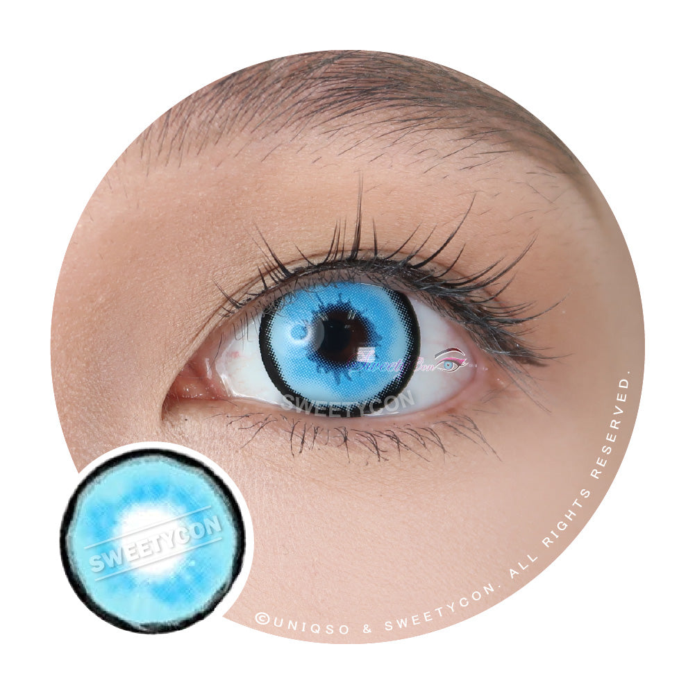 Sweety Crazy Platonic Blue (1 lens/pack)-Crazy Contacts-UNIQSO EU