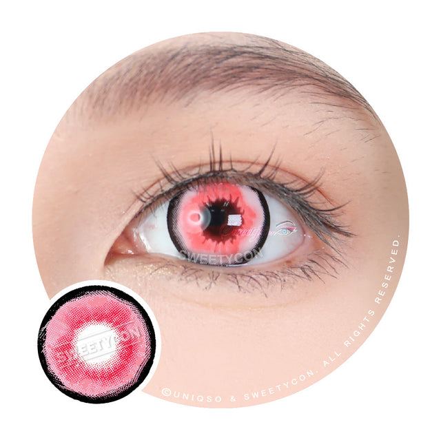 Sweety Crazy Platonic Pink (1 lens/pack)-Crazy Contacts-UNIQSO EU
