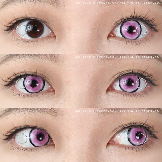Sweety Crazy Platonic Violet (1 lens/pack)-Crazy Contacts-UNIQSO EU