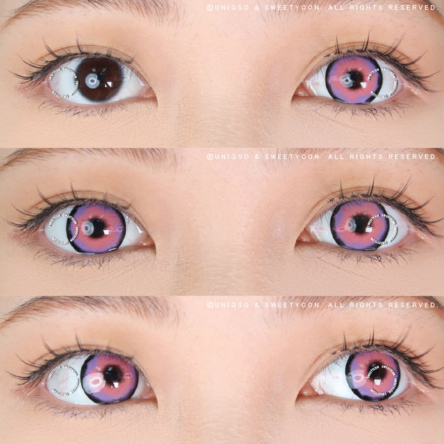 Sweety Crazy Platonic Violet Pink (1 lens/pack)-Crazy Contacts-UNIQSO EU