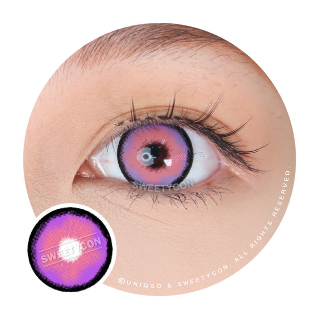 Sweety Crazy Platonic Violet Pink (1 lens/pack)-Crazy Contacts-UNIQSO EU