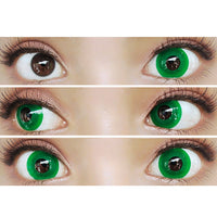 Sweety Crazy Pure Dark Green (1 lens/pack)-Crazy Contacts-UNIQSO EU