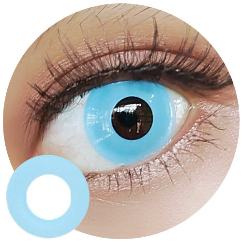 Sweety Crazy Pure Light Blue (1 lens/pack)-Crazy Contacts-UNIQSO EU