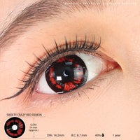 Sweety Crazy Red Demon (1 lens/pack)-Crazy Contacts-UNIQSO EU
