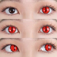 Sweety Crazy Red Demon Eye / Cat Eye (1 lens/pack)-Crazy Contacts-UNIQSO EU