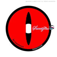 Sweety Crazy Red Demon Eye / Cat Eye (1 lens/pack)-Crazy Contacts-UNIQSO EU