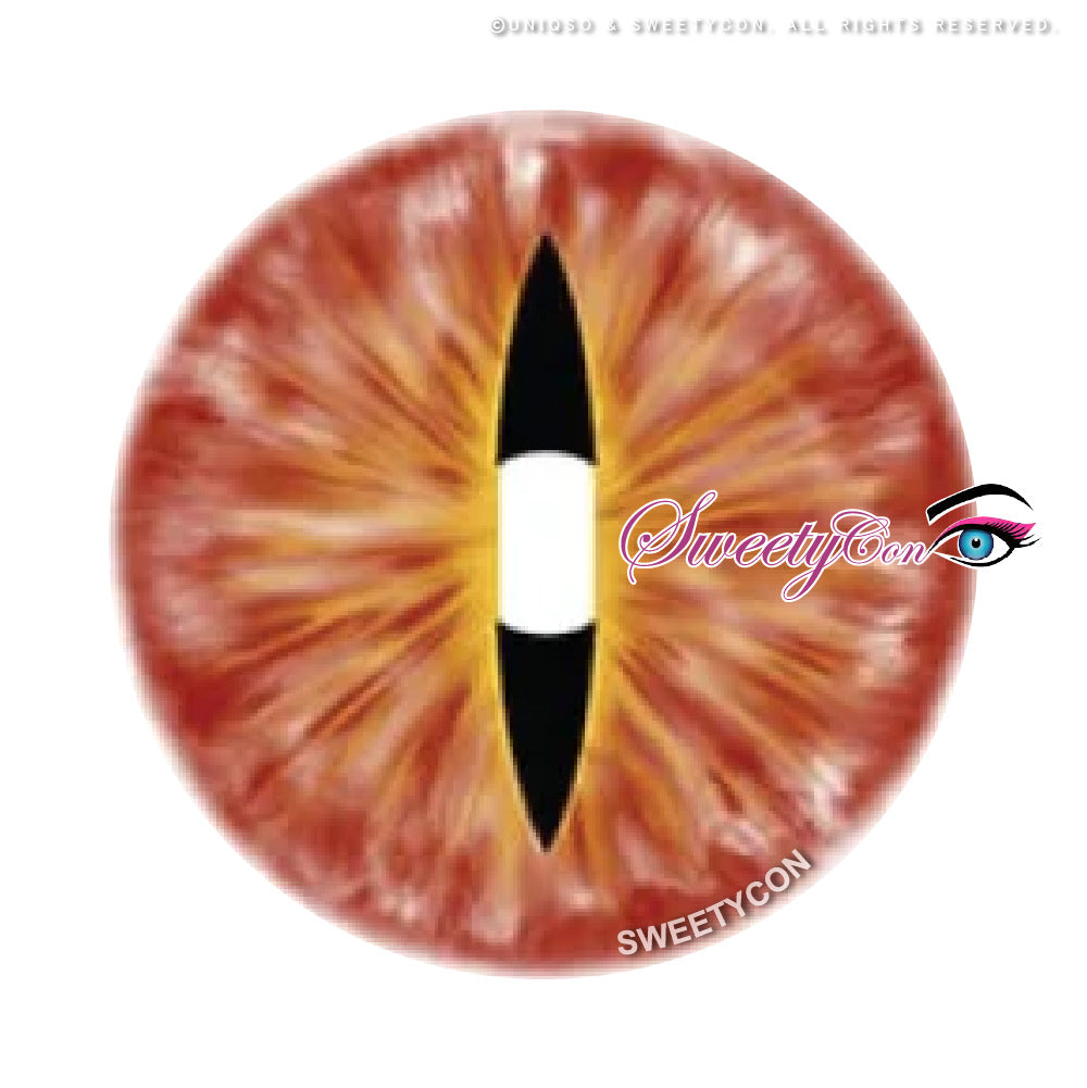 Sweety Crazy Red Demon Eye / Cat Eye (New) (1 lens/pack)-Crazy Contacts-UNIQSO EU