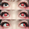Sweety Crazy Red Mesh/Screen with Black Rim (1 lens/pack)-Crazy Contacts-UNIQSO EU