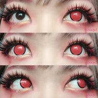 Sweety Crazy Red Mesh/Screen with Black Rim (1 lens/pack)-Crazy Contacts-UNIQSO EU
