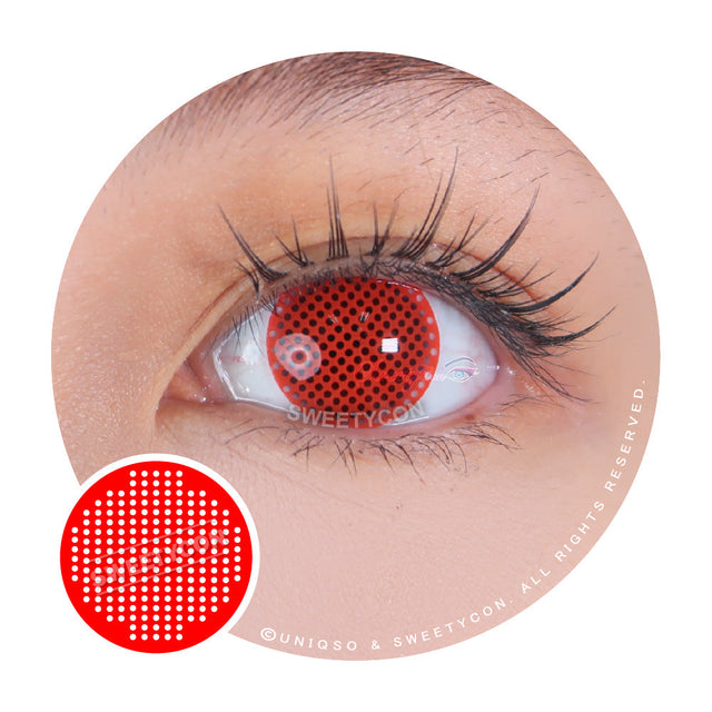 Sweety Crazy Red Screen/ Mesh (1 lens/pack)-Crazy Contacts-UNIQSO EU