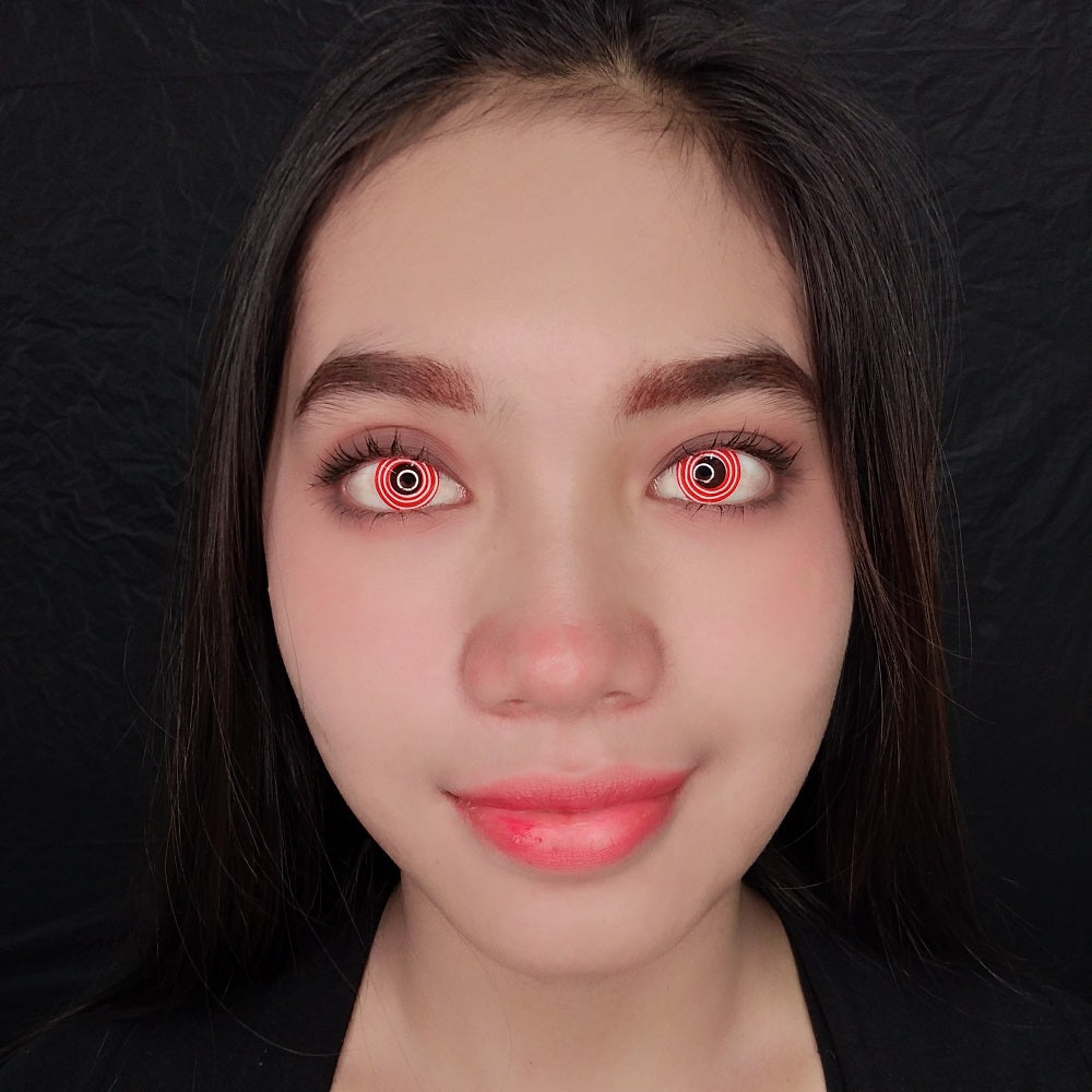 Sweety Crazy Red Spiral (1 lens/pack)-Crazy Contacts-UNIQSO EU