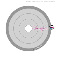 Sweety Crazy Rings Grey (1 lens/pack)-Crazy Contacts-UNIQSO