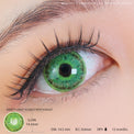 Sweety Crazy Scarlet Witch Green (1 lens/pack)-Crazy Contacts-UNIQSO EU