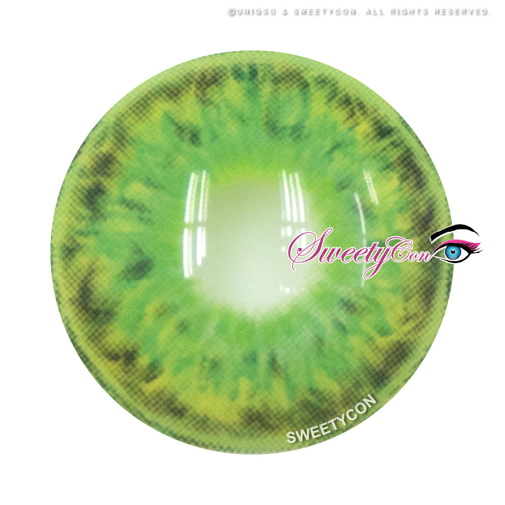 Sweety Crazy Scarlet Witch Green (1 lens/pack)-Crazy Contacts-UNIQSO EU