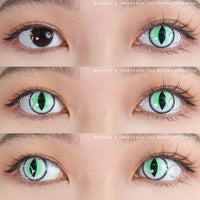 Sweety Crazy Sexy Cat Eye Green (1 lens/pack)-Crazy Contacts-UNIQSO EU