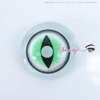 Sweety Crazy Sexy Cat Eye Green (1 lens/pack)-Crazy Contacts-UNIQSO EU