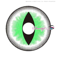 Sweety Crazy Sexy Cat Eye Green (1 lens/pack)-Crazy Contacts-UNIQSO EU