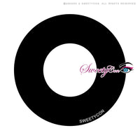 Sweety Crazy Solid Black (1 lens/pack)-Crazy Contacts-UNIQSO EU